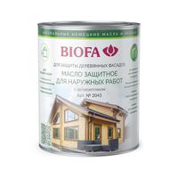 Масло защитное для наружных работ с антисептиком Biofa 2043 (Биофа 2043)