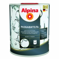 Разбавитель для лакокрасочных материалов Alpina Разбавитель 0,75 л