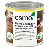 Масло OSMO с твердым воском цветное Hartwachs-Öl Farbig (масло ОСМО)